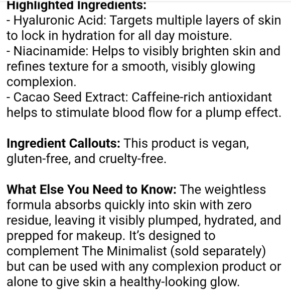 NIB MERIT BEAUTY GREAT SKIN INSTANT GLOW SERUM - Picture 5 of 15